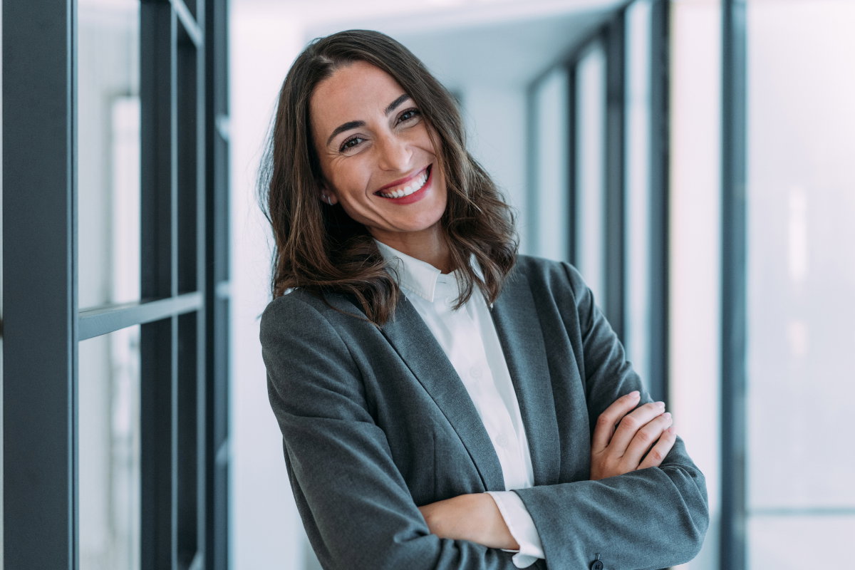 uśmiechnięta kobieta