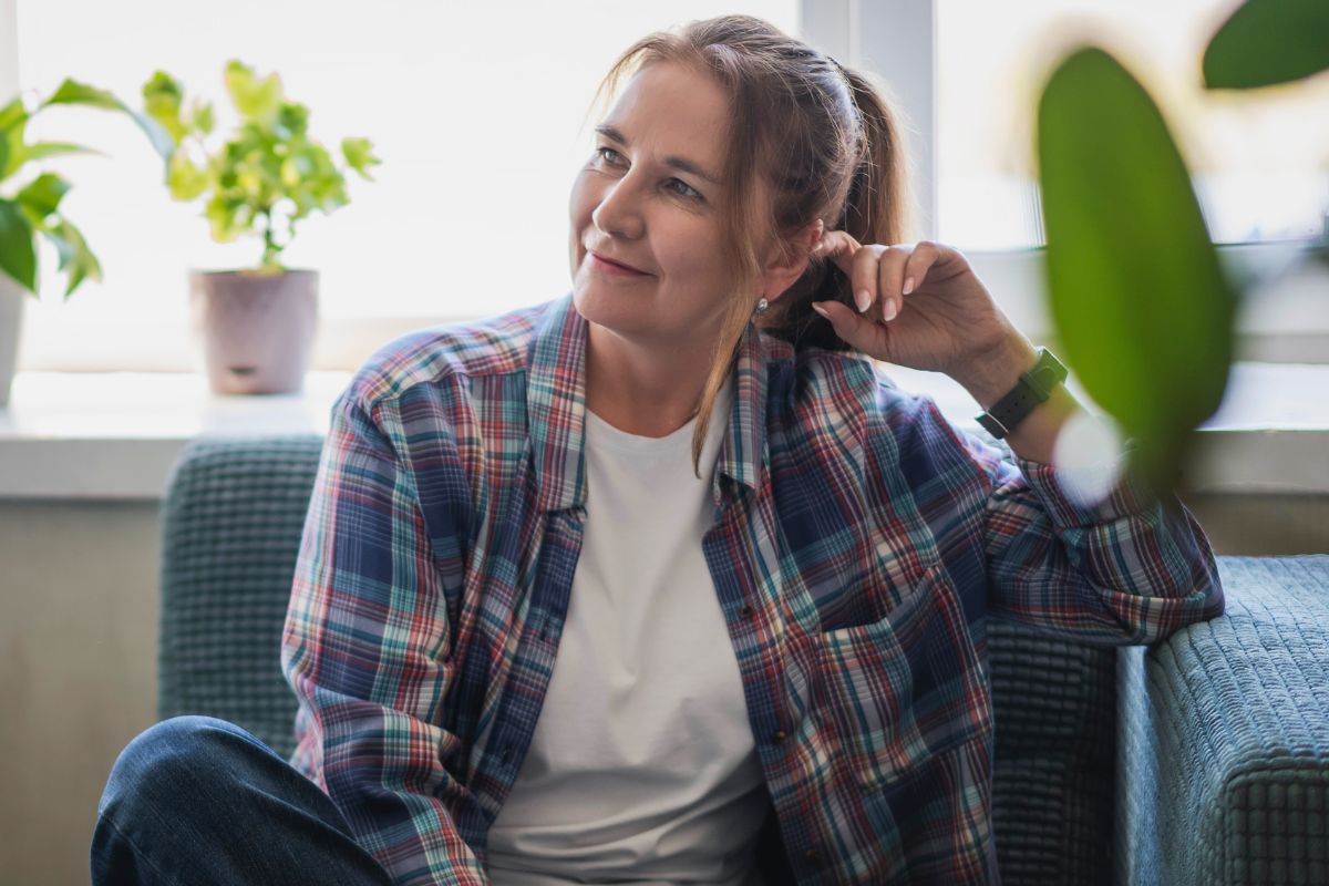 Uśmiechnięta kobieta