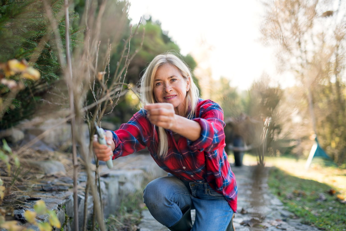emerytka na działce