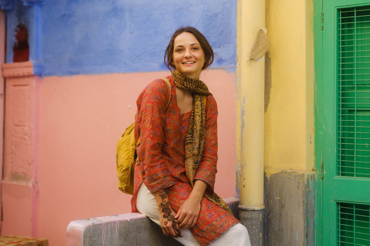 kobieta w indiach