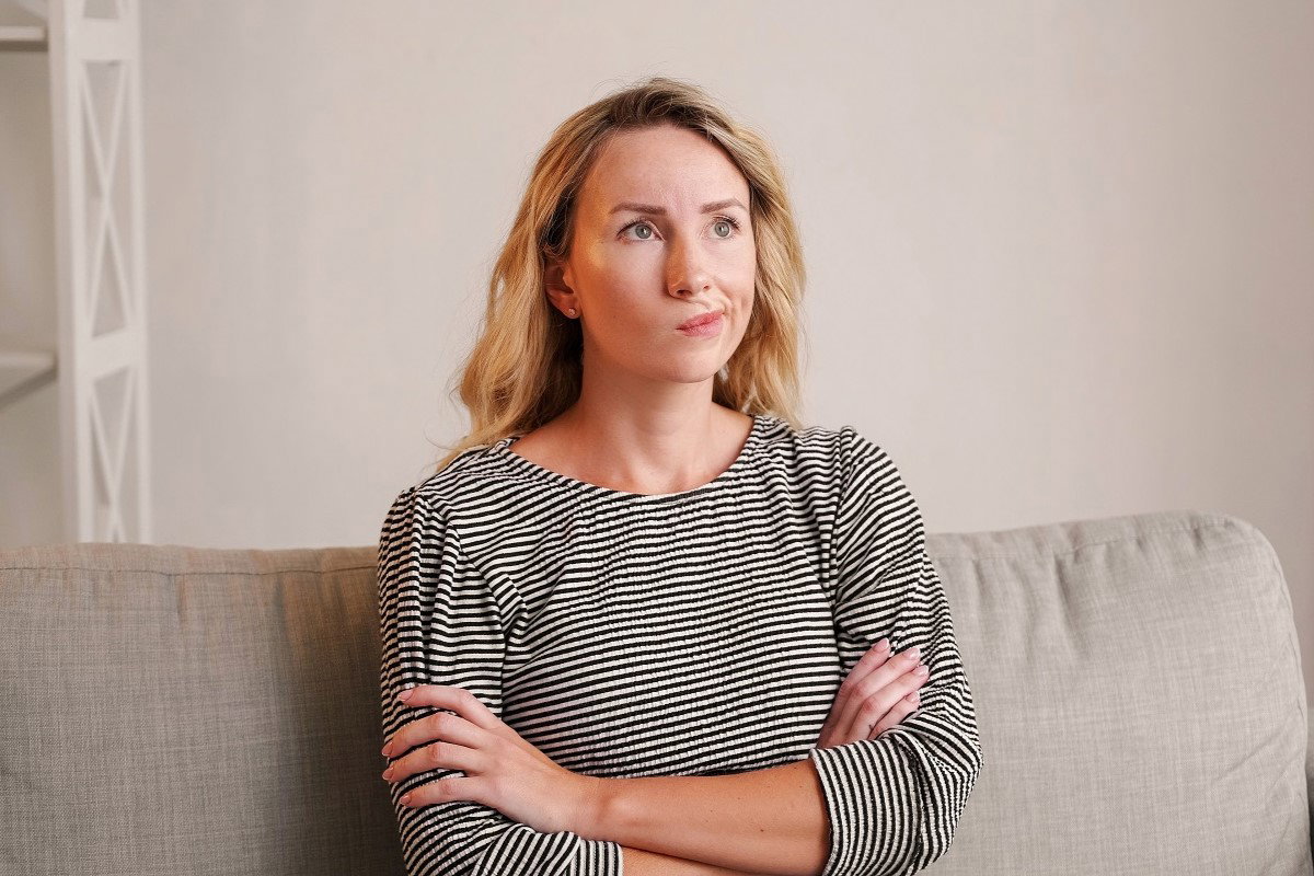 zdenerwowana kobieta