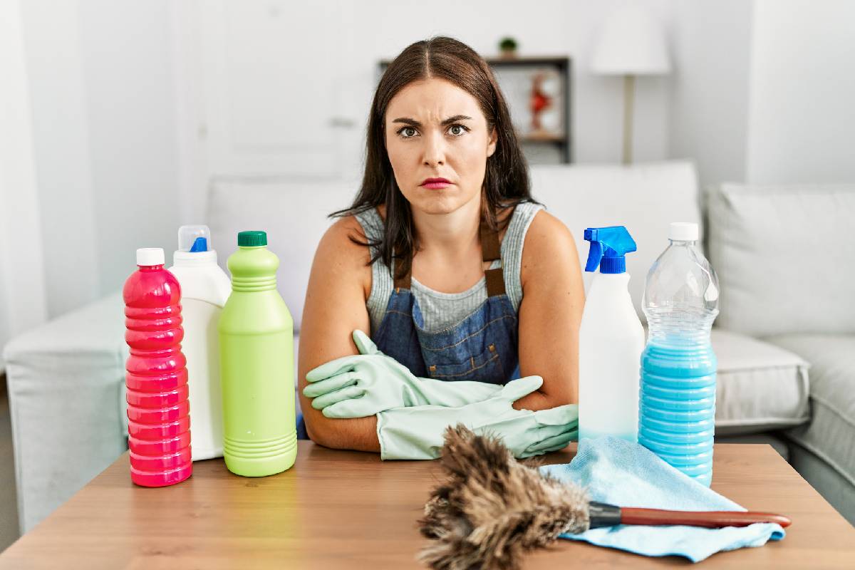 Wiosenne porządki musiałam robić sama, bo mąż uciekał od wszelkich obowiązków