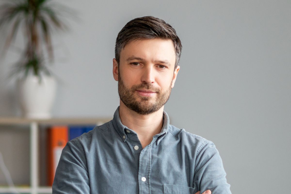 mężczyzna w wielkanoc