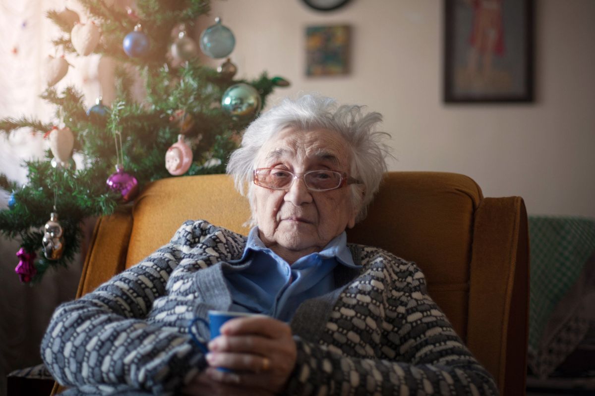 kobieta 80+ Boże Narodzenie