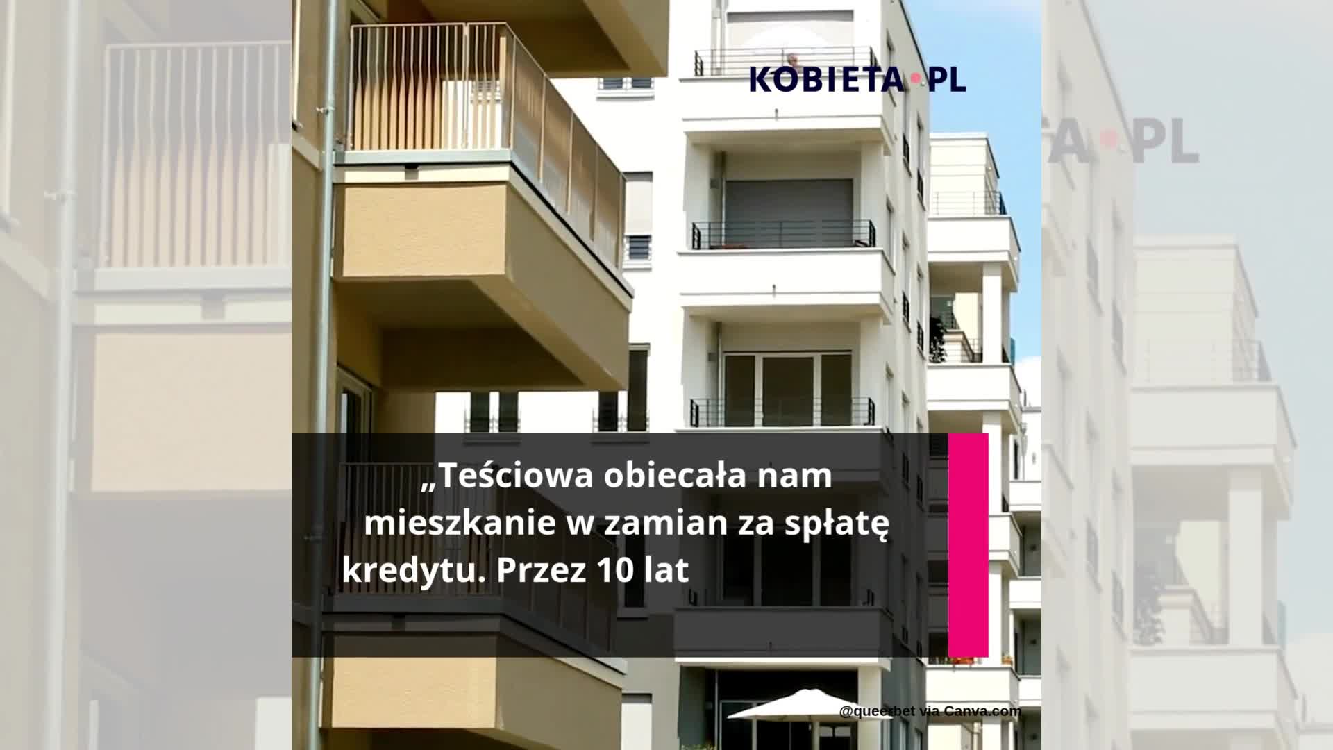 „Przez 10 lat spłacałem kredyt teściowej, bo obiecała przepisać nam mieszkanie. Zamiast własnego M4 dostaliśmy upokorzenie"