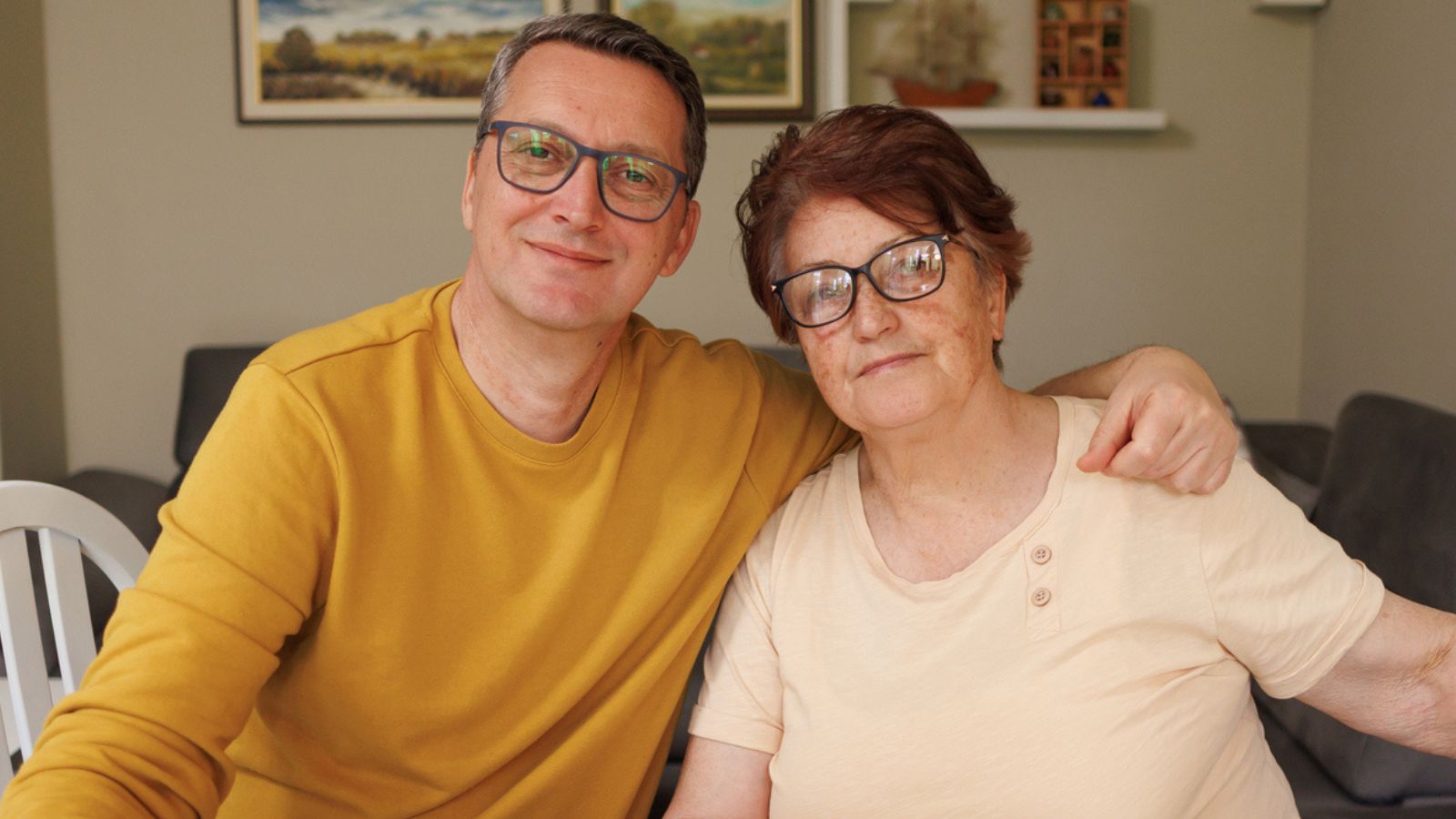 mama z dorosłym synem