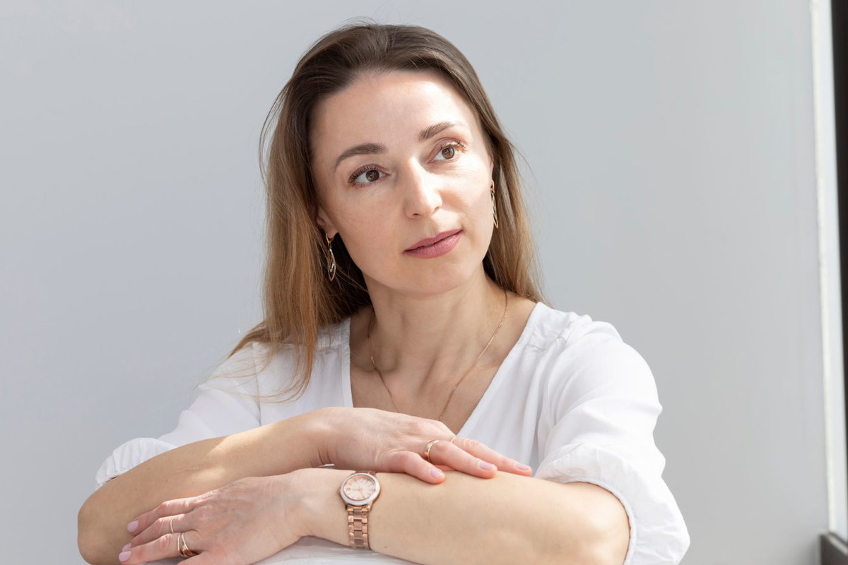 samotna kobieta