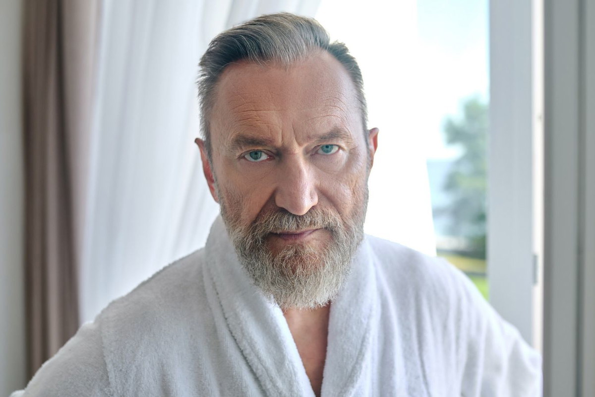 mężczyzna 50+ w spa