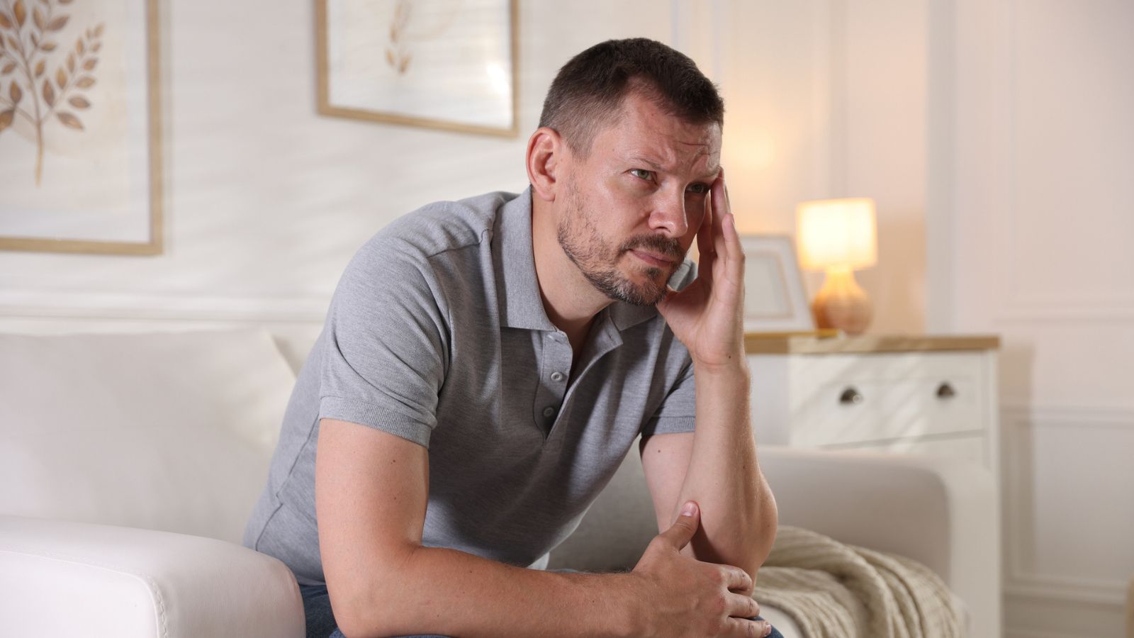 mężczyzna 40+ załamany