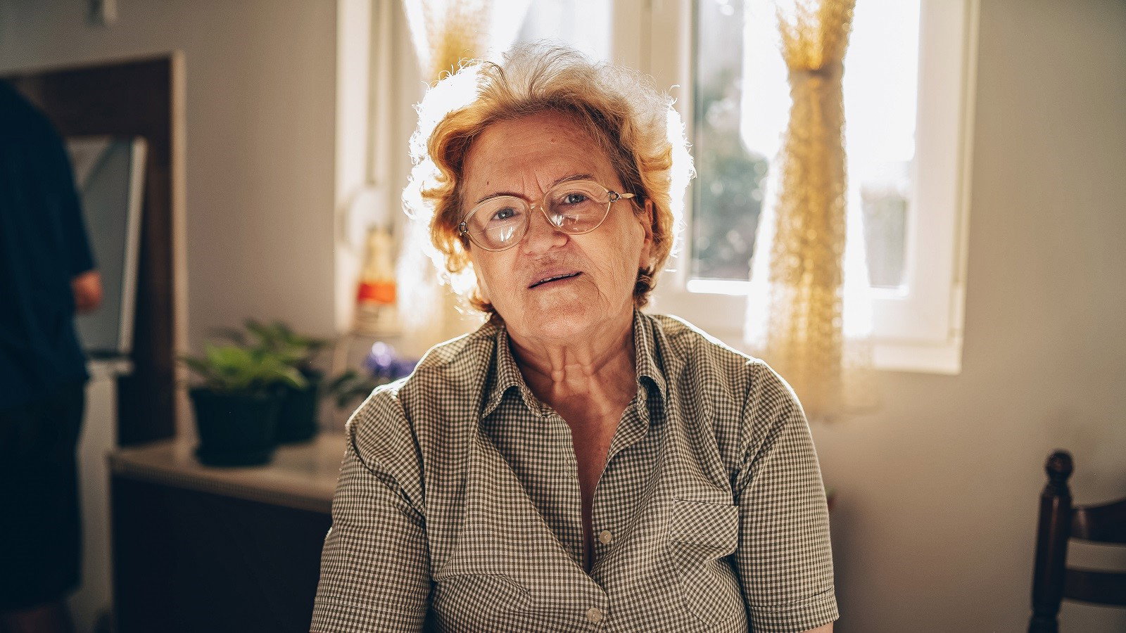 zmęczona seniorka