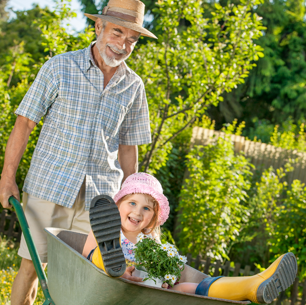 wnuczka na wakacjach