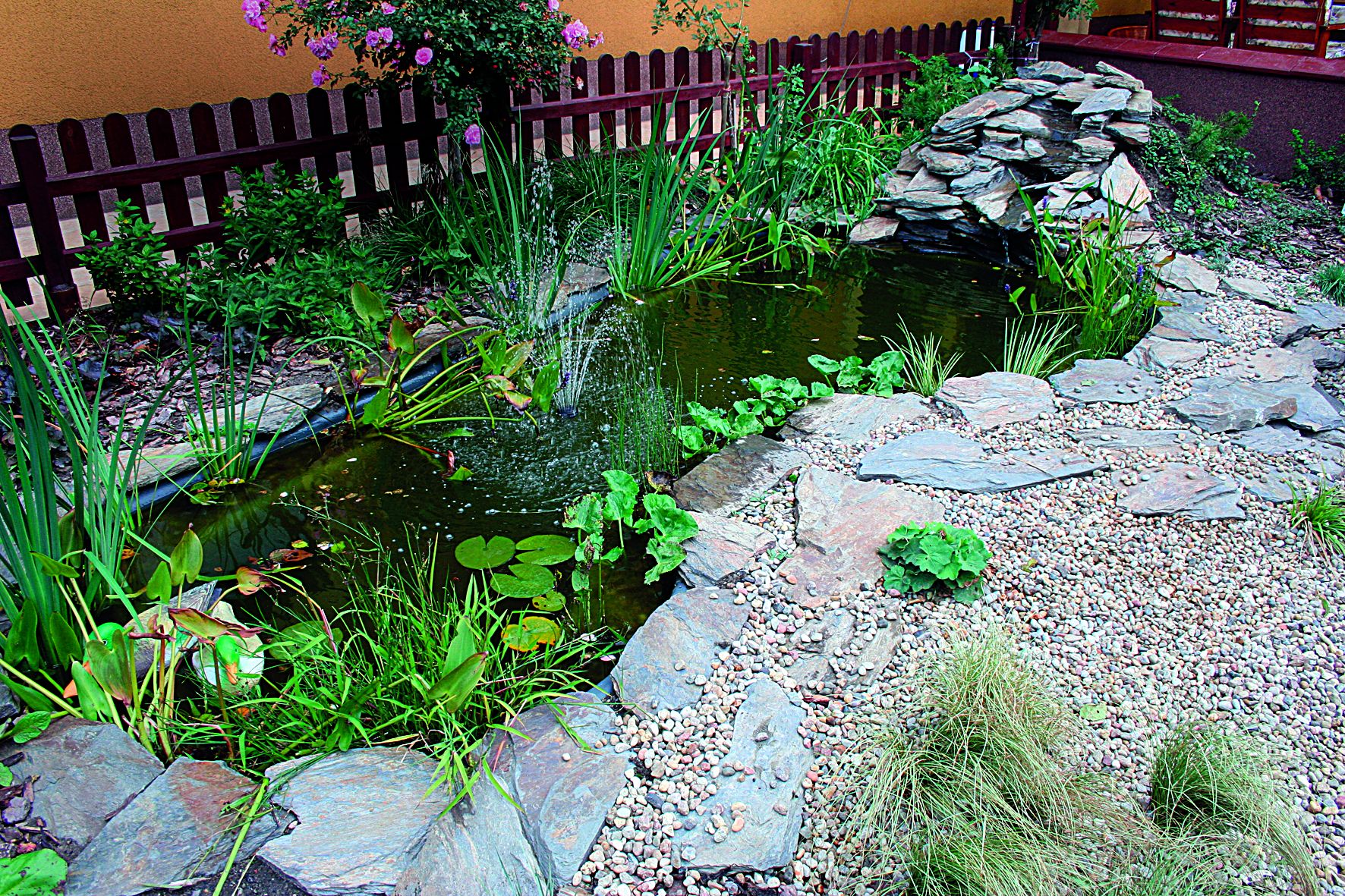 Zakładamy oczko z gotowej formy