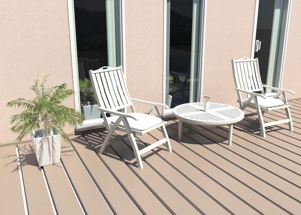 Drewno sosnowe i brzozowe ma piękny jasny odcień, ale jest miękkie i szybko ulega zniszczeniu