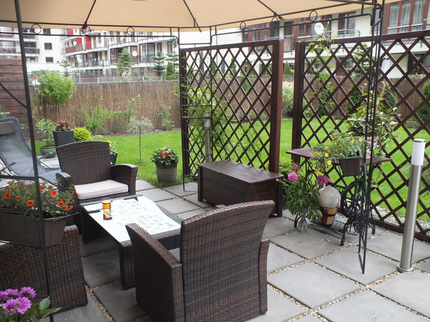 Kącik wypoczynkowy.
