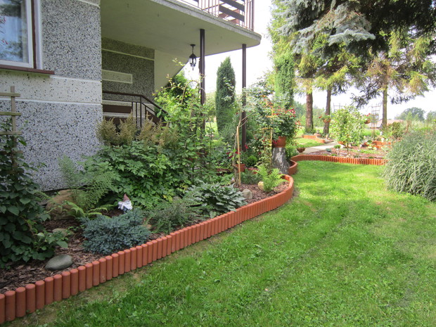 rabata od strony północnej ogrodu