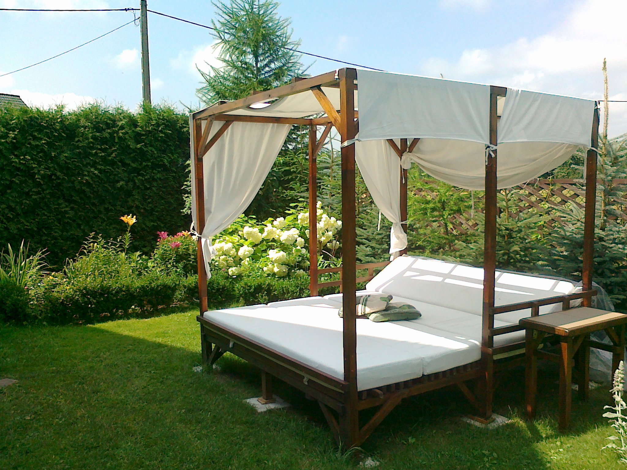 Letnia sypialnia. Miejsce idealne do kontaktu z przyrodą.