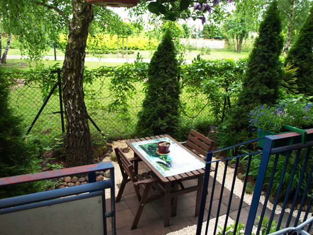 Widok z balkonu mieszkania