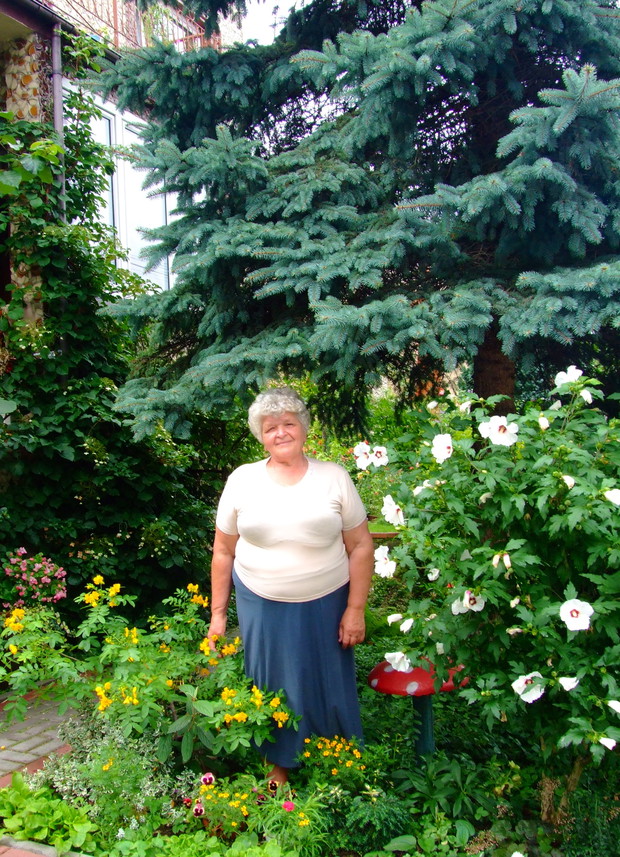 Założycielka ogrodu Pani Stanisława Porcz