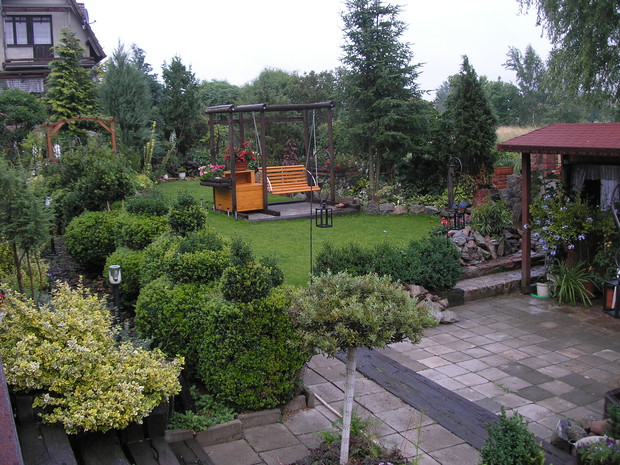 Centralna część ogrodu