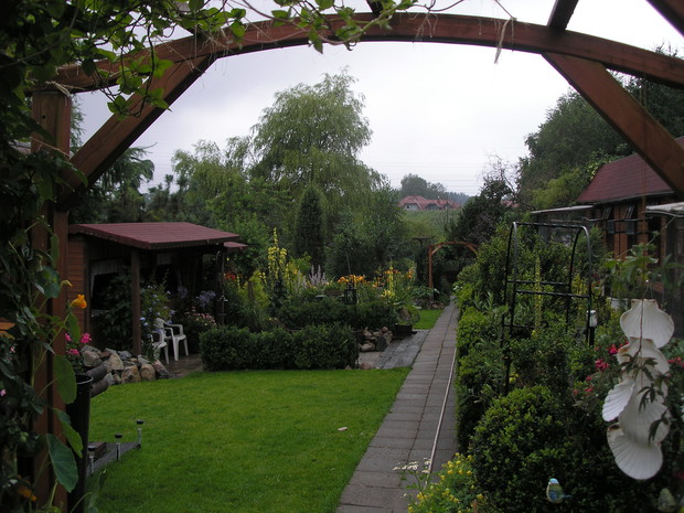 Część ogrodu - widok ogólny