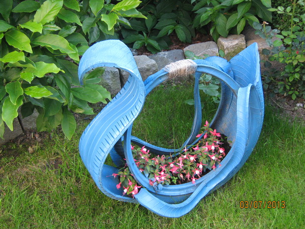 Modny kwietnik własnej roboty