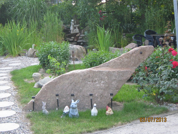 Pomysłowy kamień zmieniony w fokę