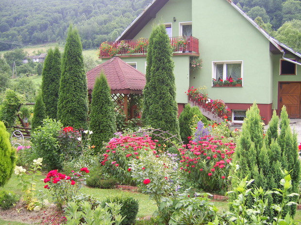 Dom w kolorach kwiatów