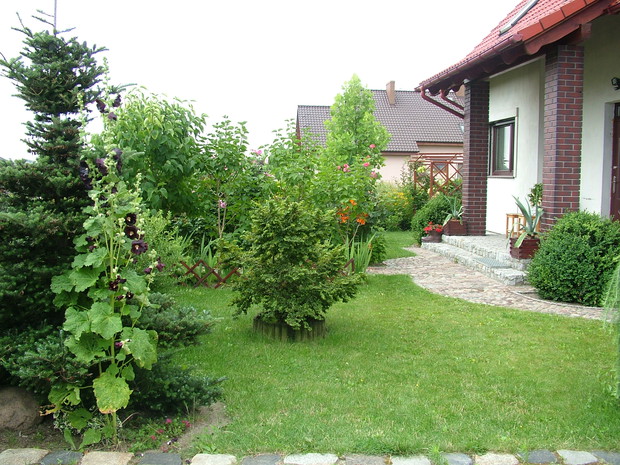 Front ogrodu, prawa strona patrząc do wejścia