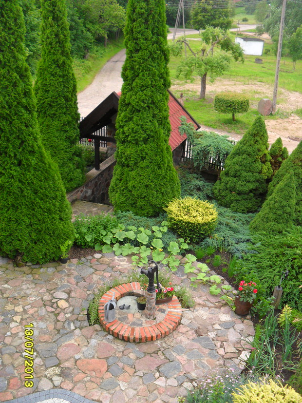 Pompa z wykorzystaniem wody deszczowej.