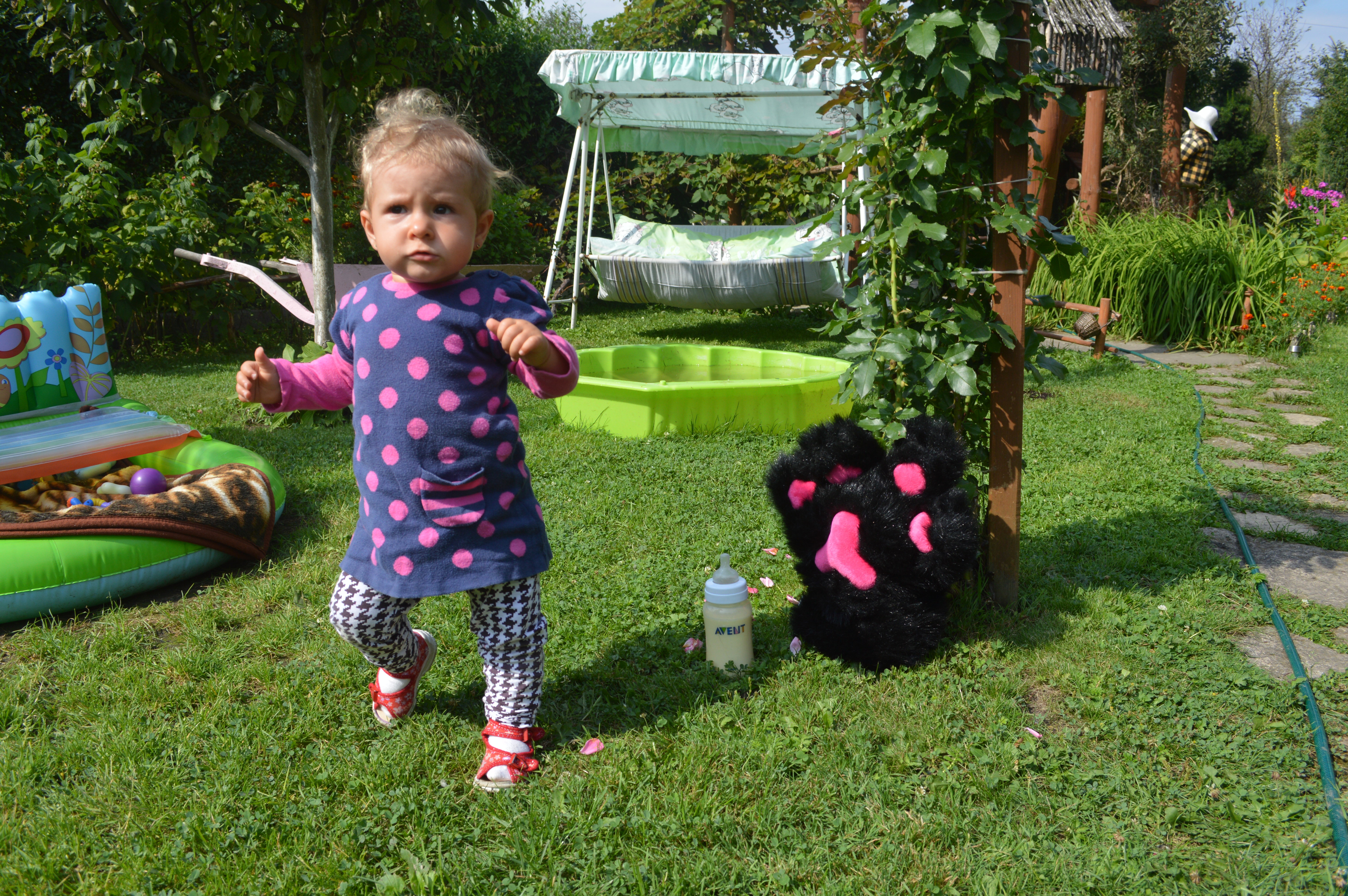 Buzia Mai się rumieni gdy w letniej porze biega wśród zieleni.