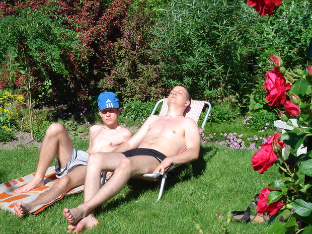 Tutaj możemy się napawać promieniami słońca, wśród pięknych roślin.