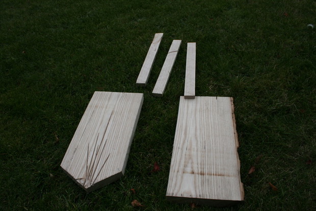 Deski potrzebne do budowy korytka