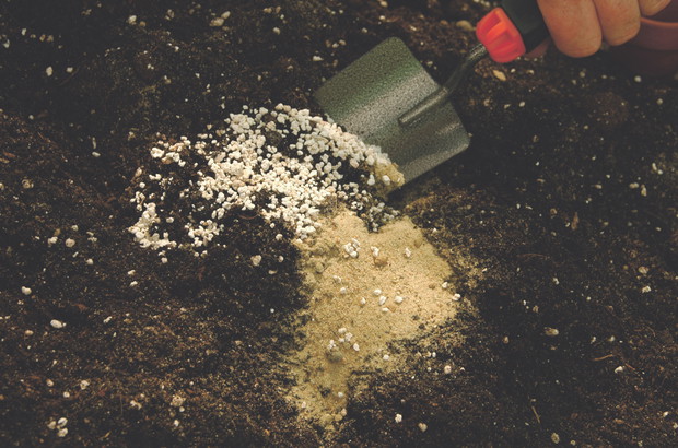 Piasek i perlit przesuszają i rozluźniają podłoże. 