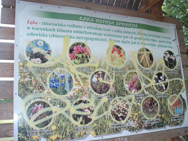 ZDEWASTOWANA 
TABLICA