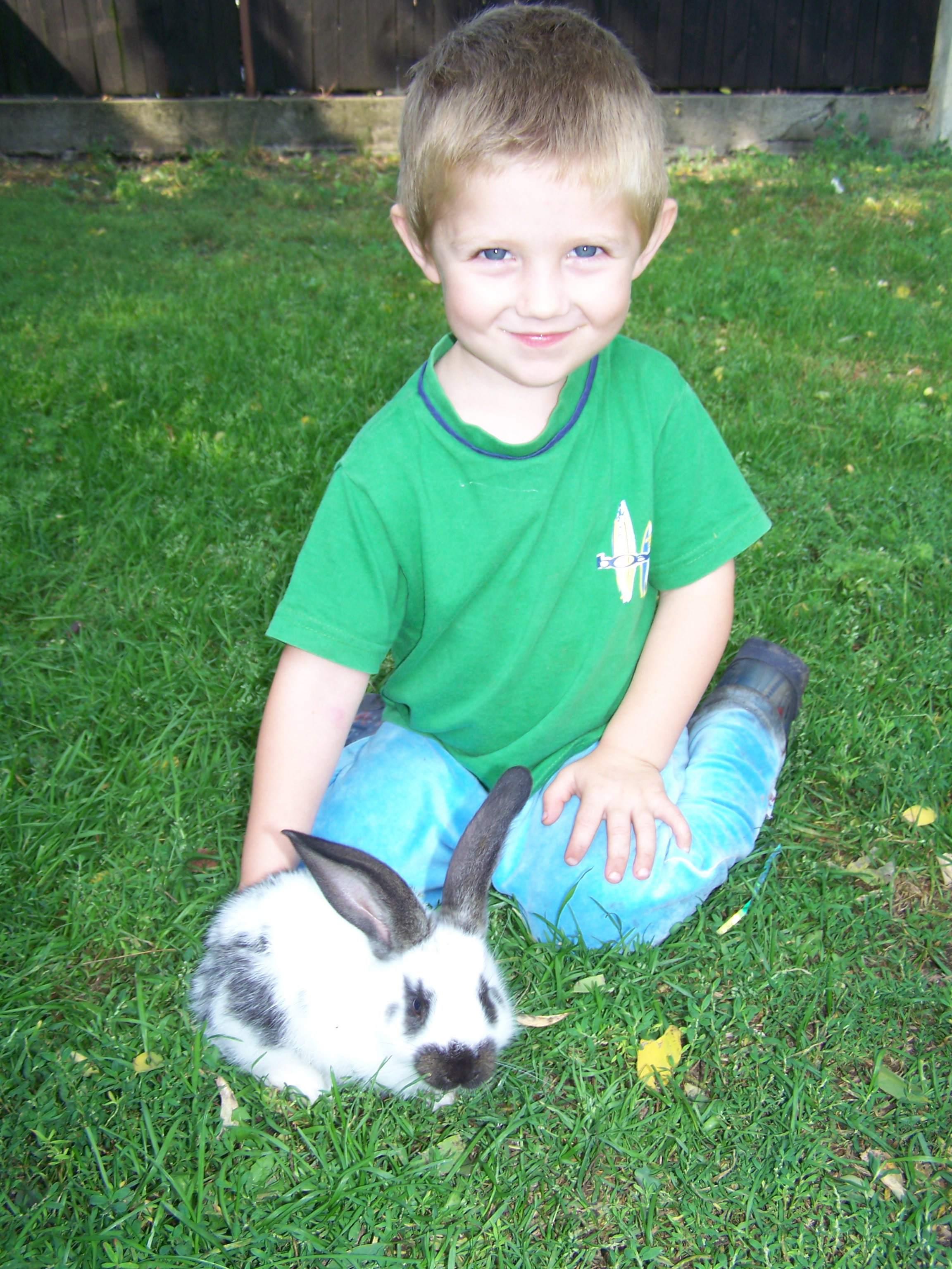 Łukasz i nasz królik