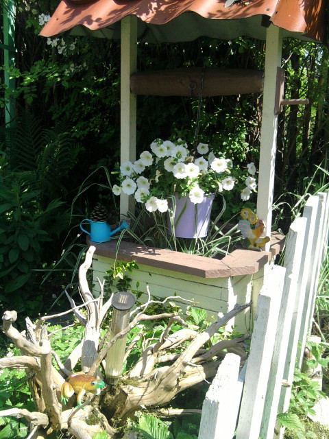 Studnia również powstała z pozostałości po remoncie