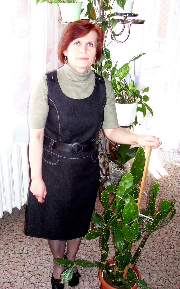 Bożenka i jej kwiaty :)