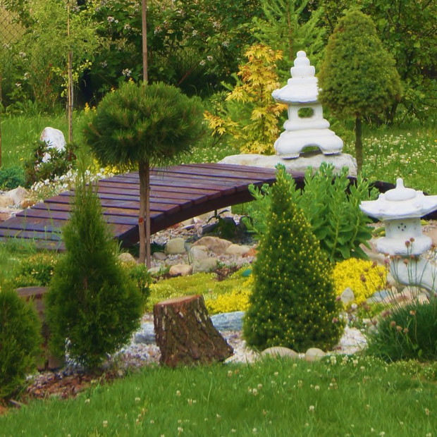 mostek nad suchą rzeką