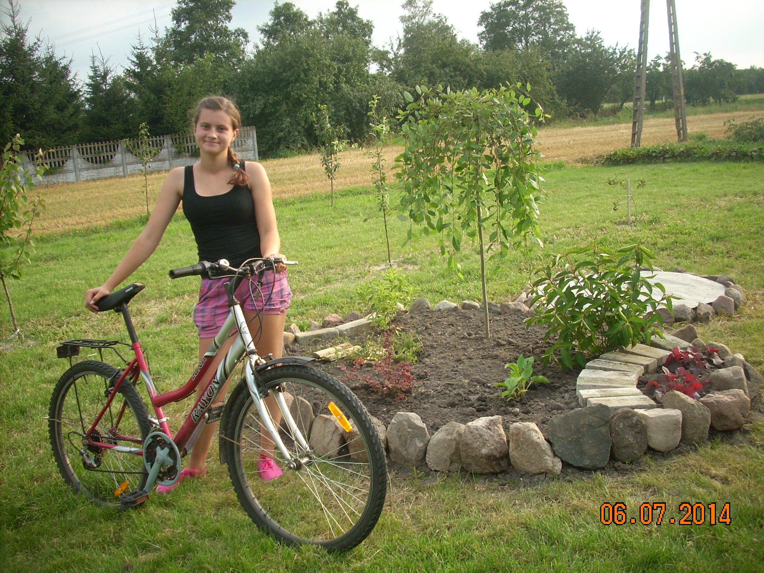 Odpoczynek przy rabacie.