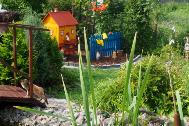 W tle ul ozdobny wykonany przez mojego męża :) 
