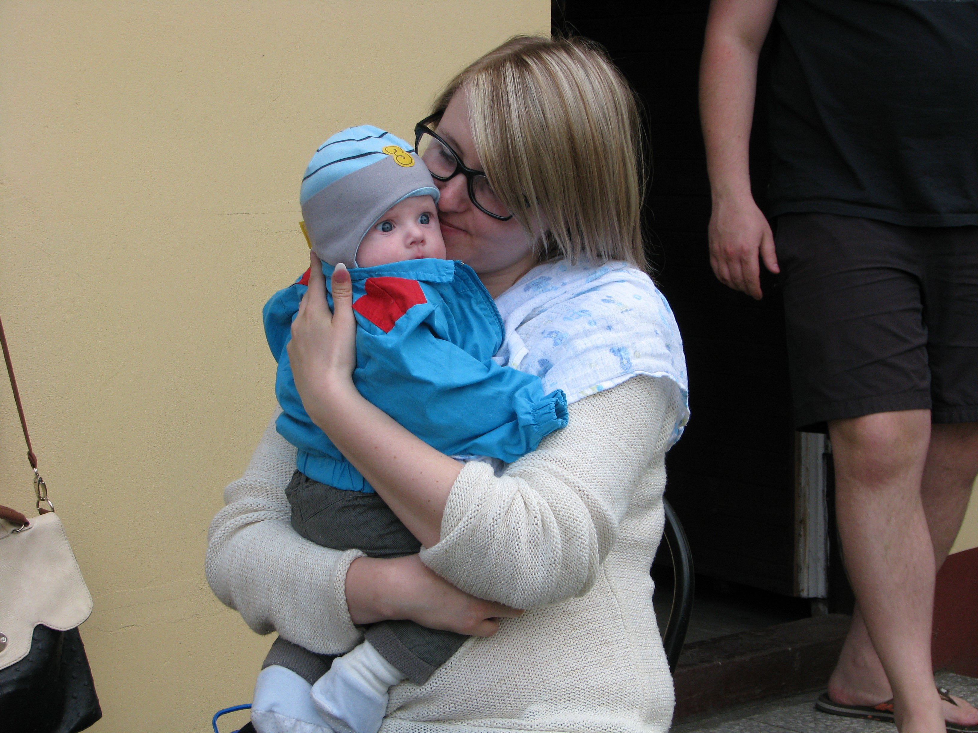 Wizyta syna z żoną i ukochanym wnusiem w maju tego roku :) 