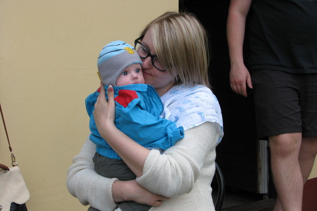 Wizyta syna z żoną i ukochanym wnusiem w maju tego roku :)