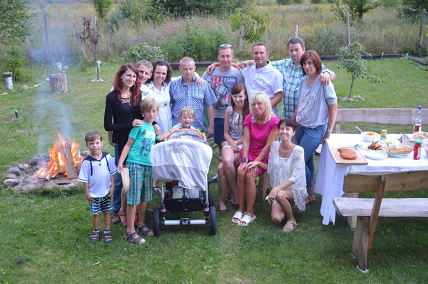 Coroczna letnia impreza na ogrodzie.