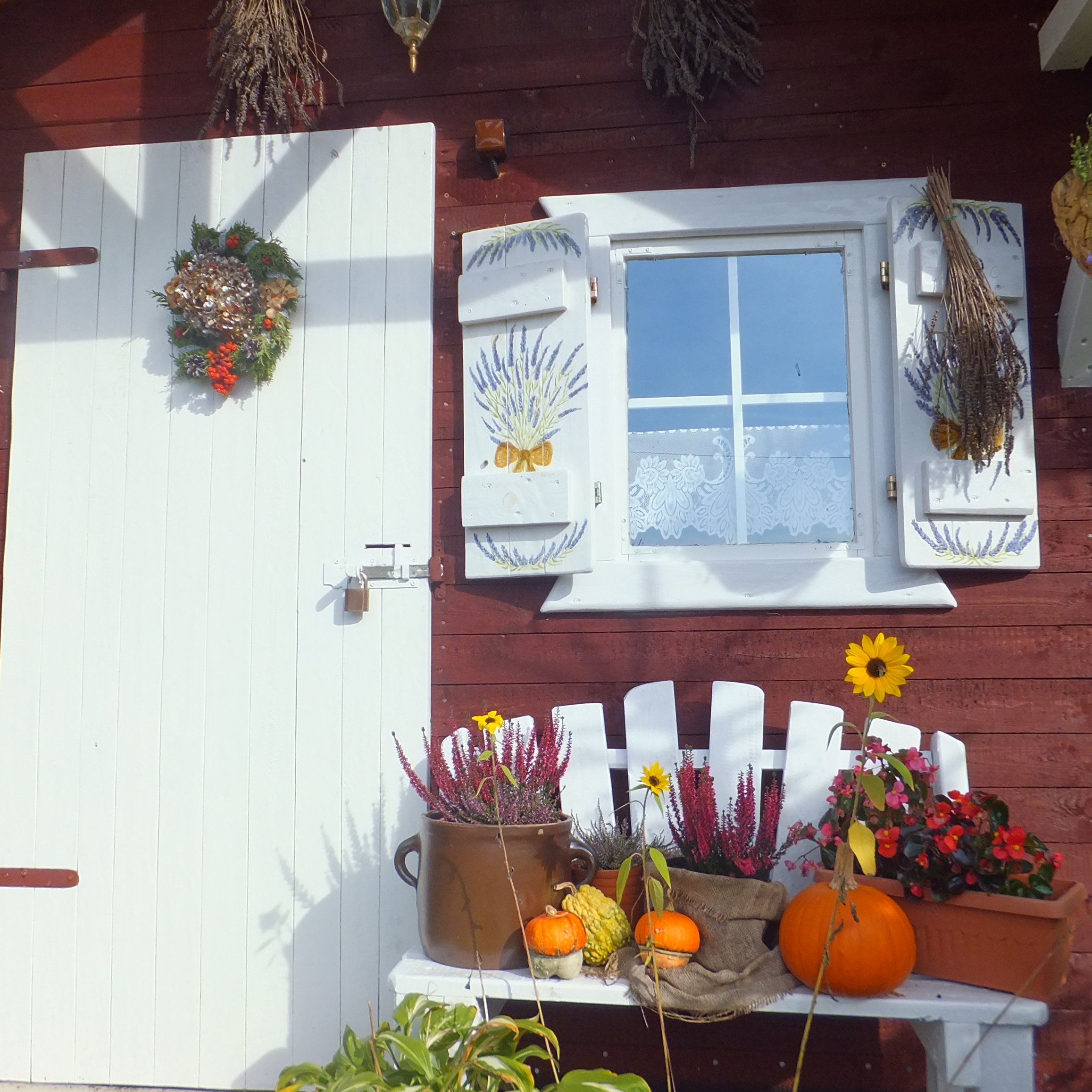 Domek na narzędzia może być ozdobą odgrodu