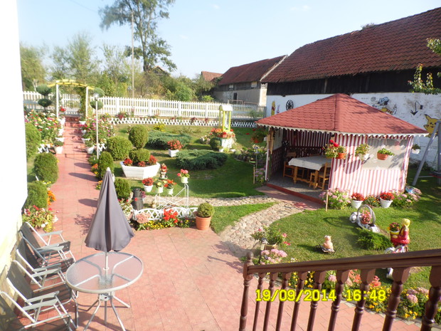 fotka zrobiona ze schodów domu