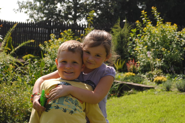 Moje dzieciaki Judytka i Ksawery 