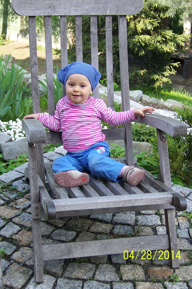 Odpoczynek małego ogrodnika.