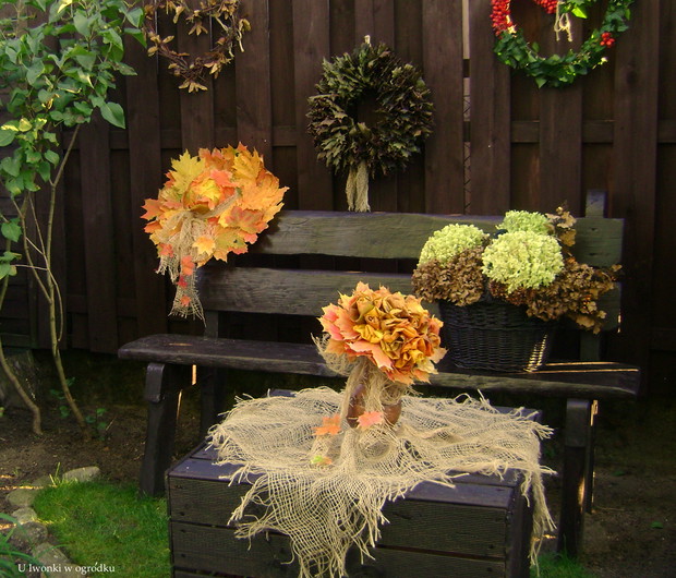 Bukiet z liści klonu 