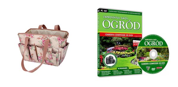 Część nagród dla osób wyróżnionych w kategorii Ogród Działkowy