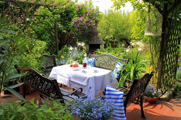 zapraszam na kawę na tarasie